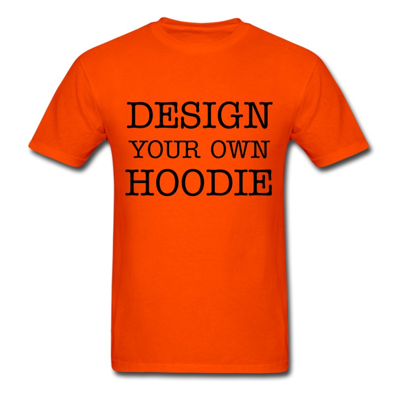 Men's Design Your Own Hoodie T-Shirt