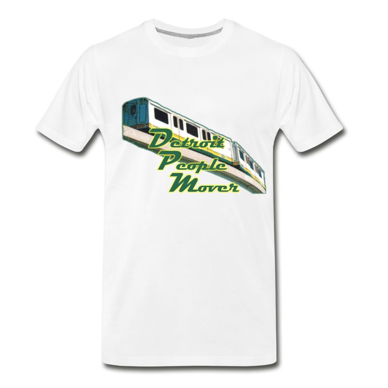 Men's Detroit People Mover Old School T-Shirt