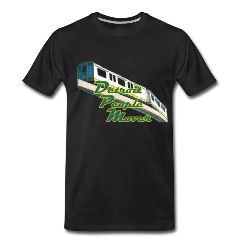 Men's Detroit People Mover Old School T-Shirt