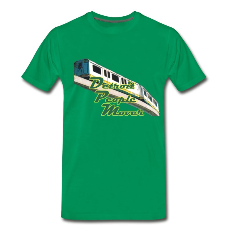 Men's Detroit People Mover Old School T-Shirt