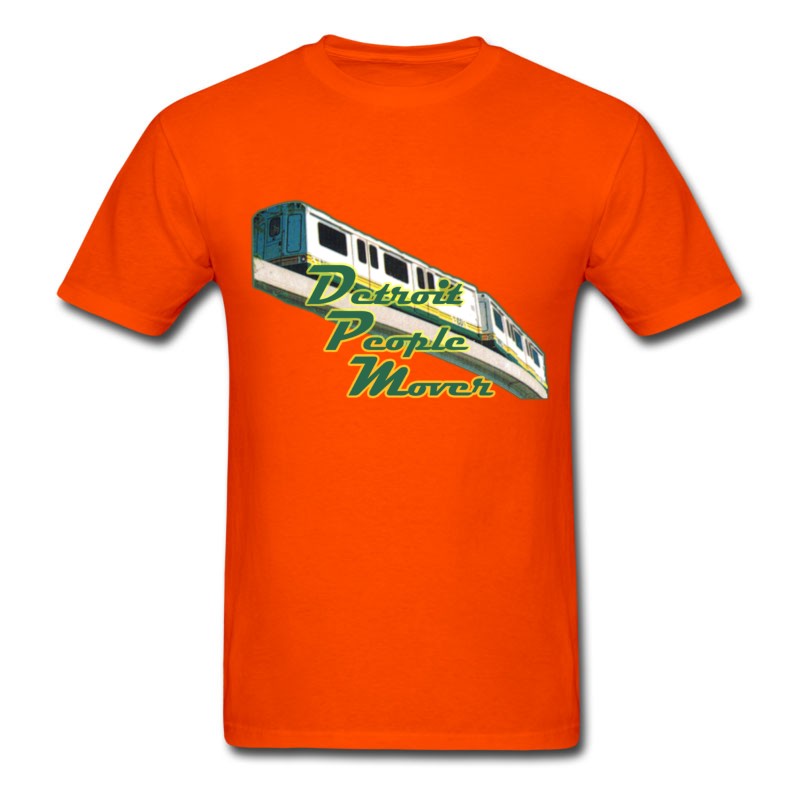 Men's Detroit People Mover Old School T-Shirt