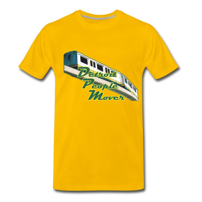 Men's Detroit People Mover Old School T-Shirt