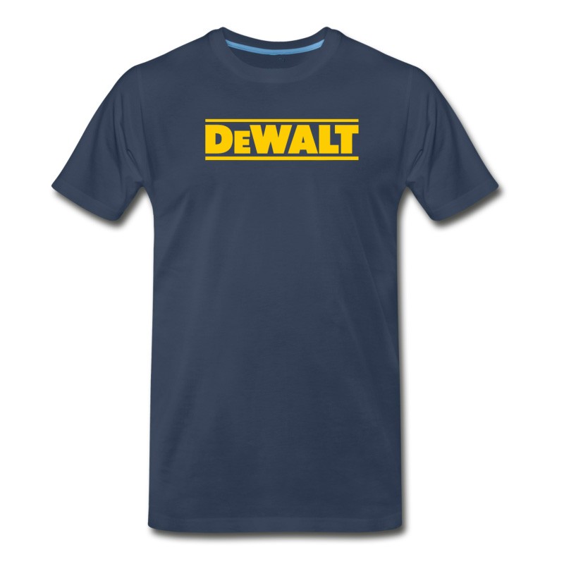 Men's Dewalt Power Heavy Tools Bohrer Air Kreisformige T-Shirt