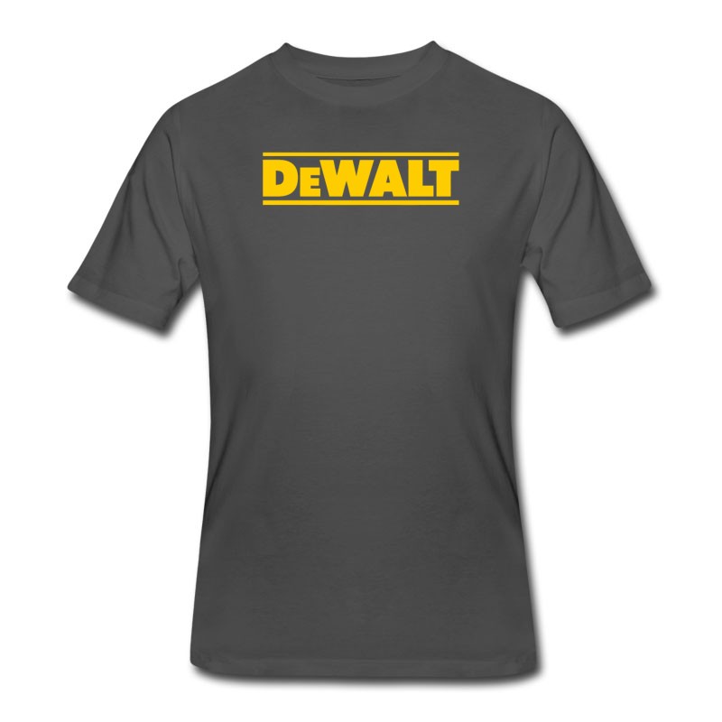 Men's Dewalt Power Heavy Tools Bohrer Air Kreisformige T-Shirt