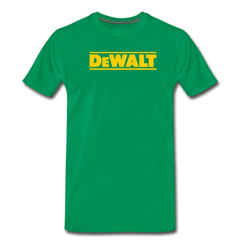 Men's Dewalt Power Heavy Tools Bohrer Air Kreisformige T-Shirt