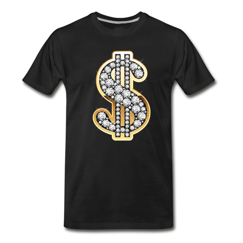 Men's Diamond Money Symbol T-Shirt