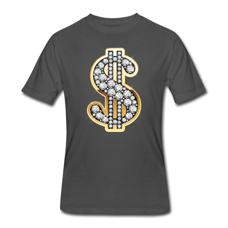 Men's Diamond Money Symbol T-Shirt