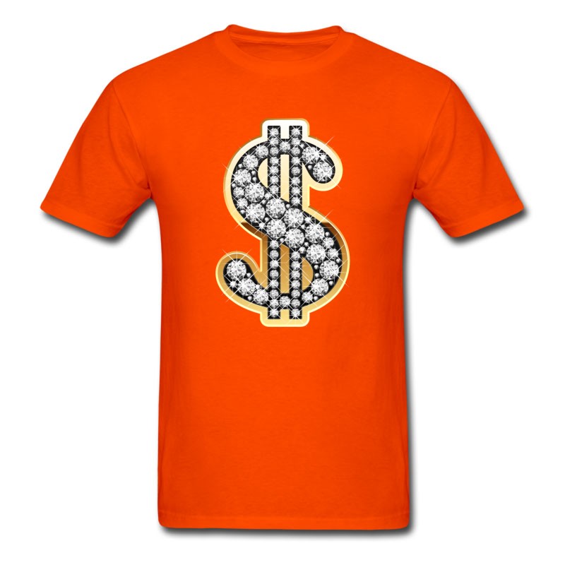 Men's Diamond Money Symbol T-Shirt