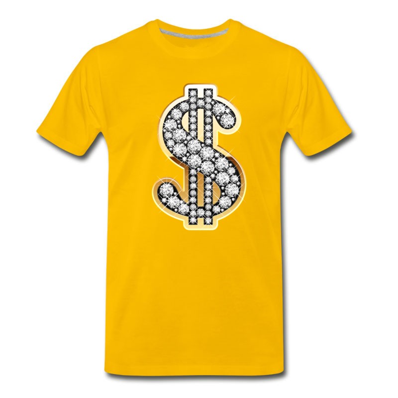 Men's Diamond Money Symbol T-Shirt