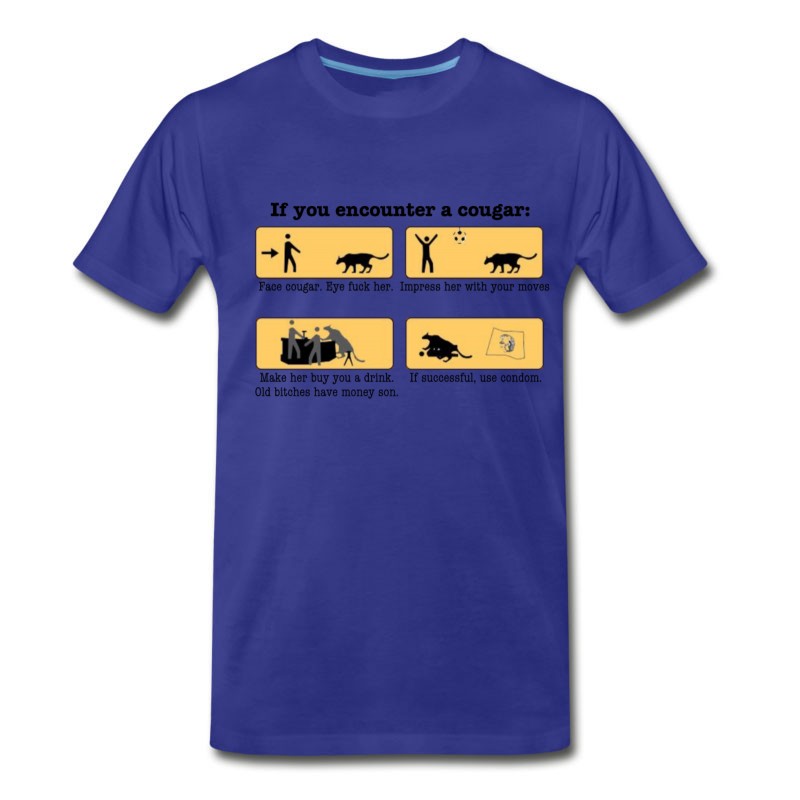 Men's DIY Cougar Hunting T-Shirt