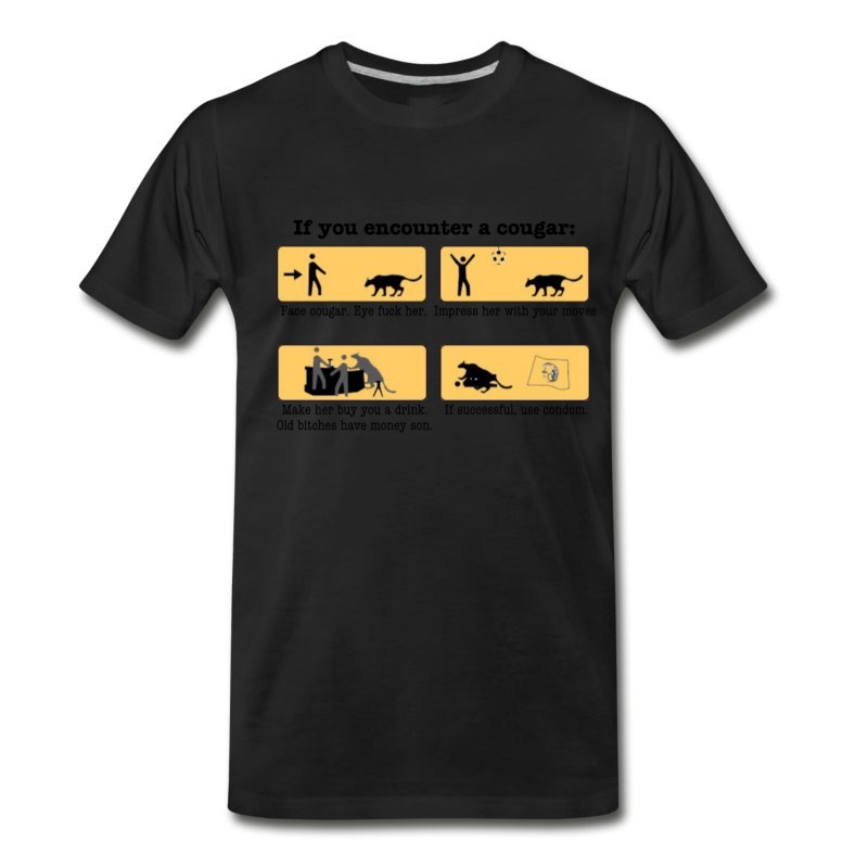 Men's DIY Cougar Hunting T-Shirt