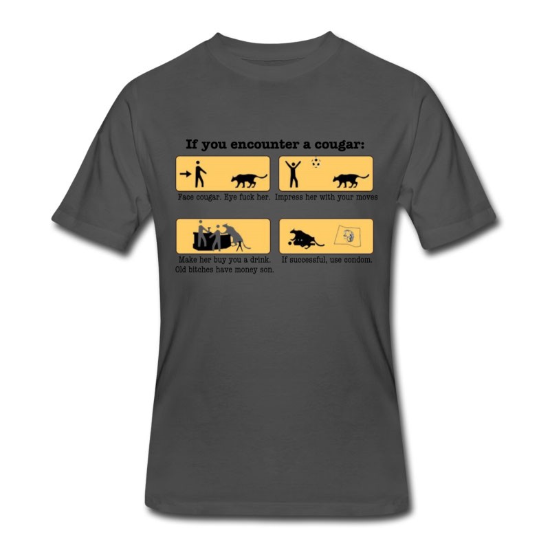 Men's DIY Cougar Hunting T-Shirt