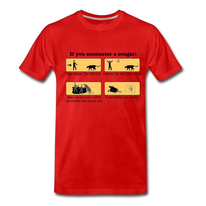 Men's DIY Cougar Hunting T-Shirt