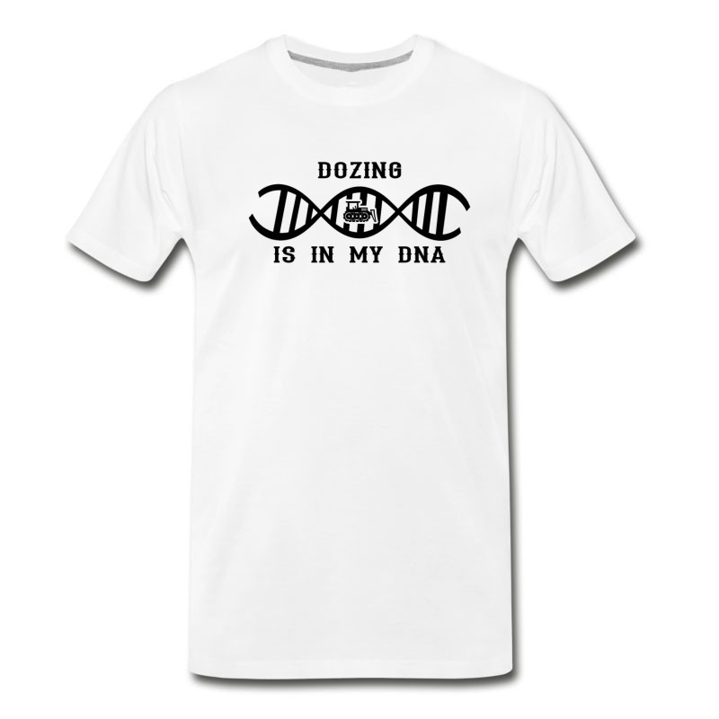 Men's Dns Dna Not Only Love Calling Bulldozer Bau Crafts T-Shirt