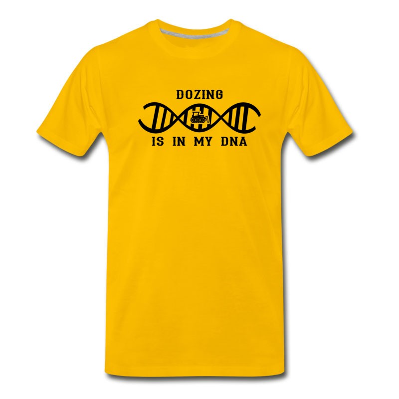 Men's Dns Dna Not Only Love Calling Bulldozer Bau Crafts T-Shirt