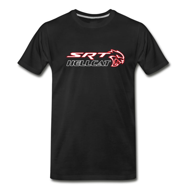 Men's Dodge Challenger Hellcat SRT Supercharged HEMI Mot T-Shirt