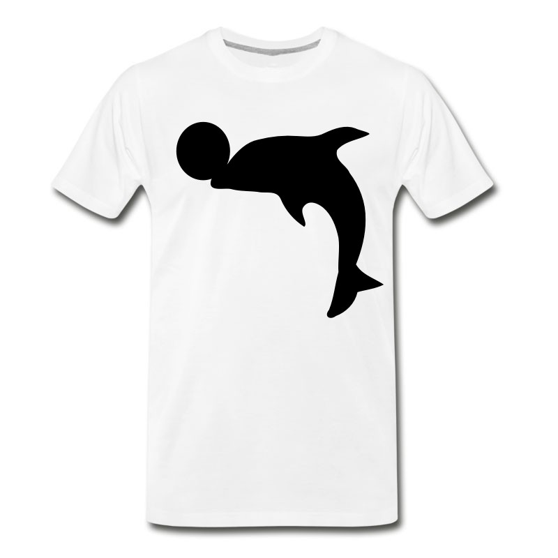 Men's Dolphin With Ball T-Shirt