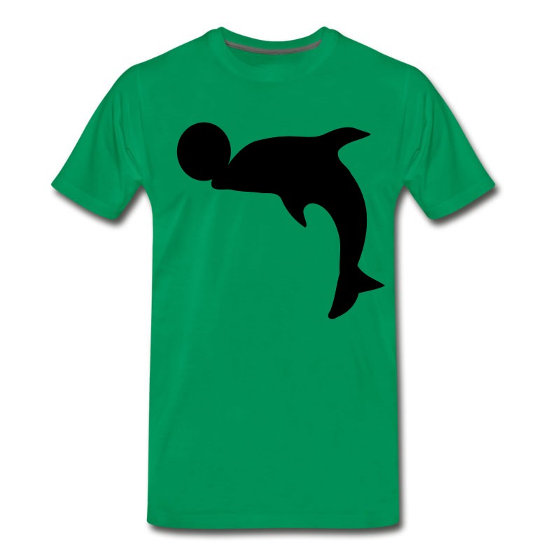 Men's Dolphin With Ball T-Shirt