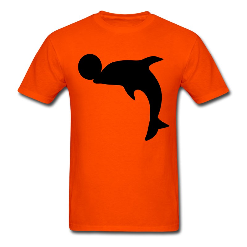 Men's Dolphin With Ball T-Shirt