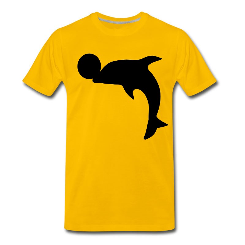 Men's Dolphin With Ball T-Shirt