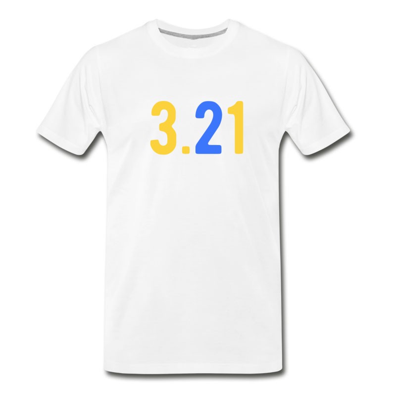 Men's Down Syndrome March 21 Inclusion 3.21 Down Syndrom T-Shirt