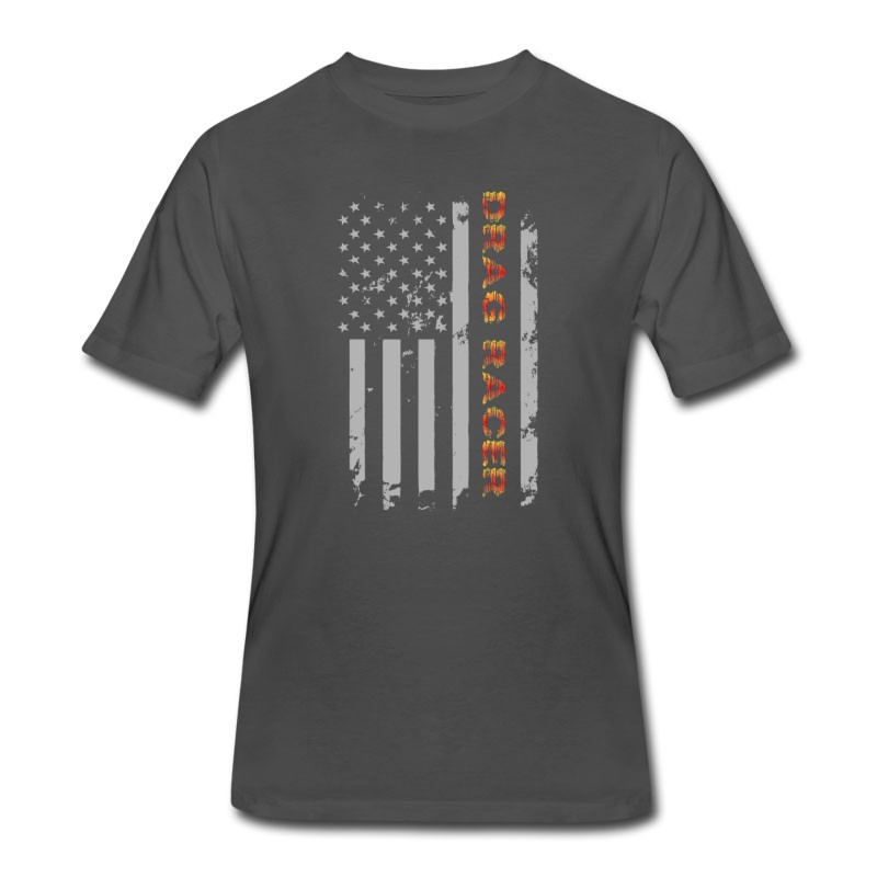 Men's Drag Racer Flag. T-Shirt