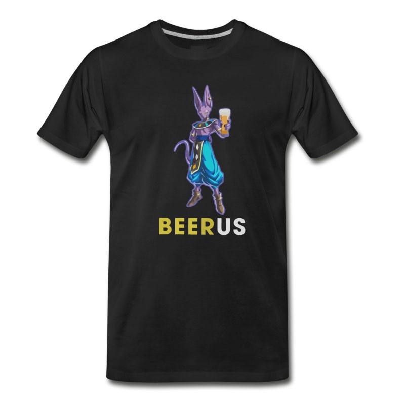 Men's Dragon Ball Beerus With Beer T-Shirt