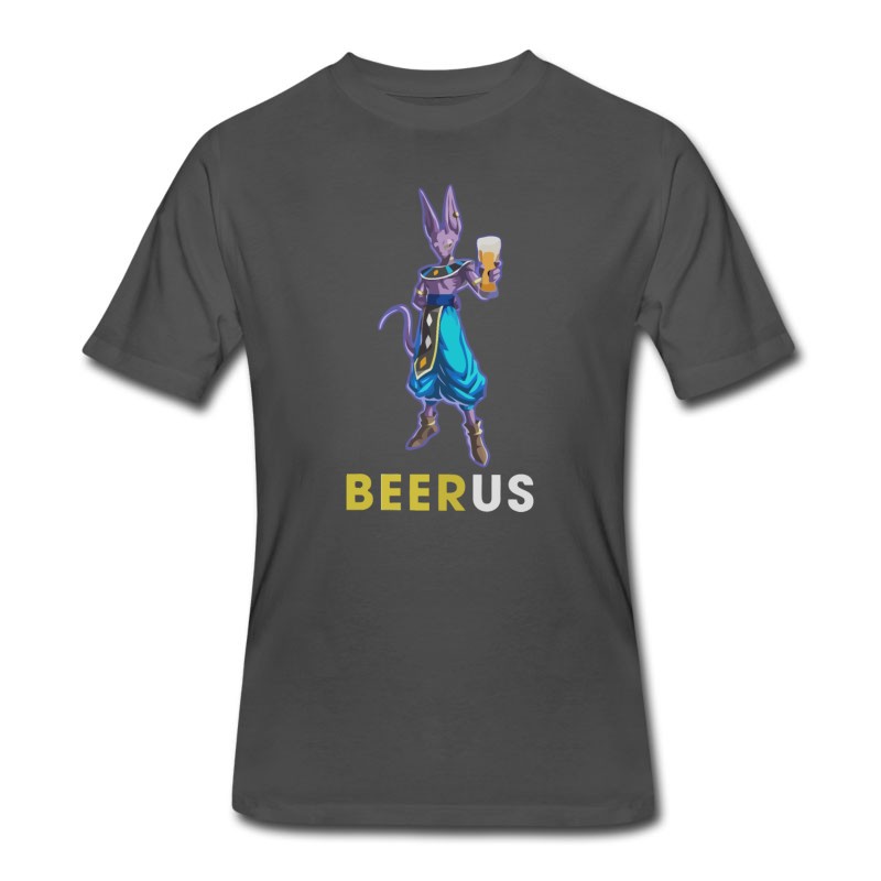 Men's Dragon Ball Beerus With Beer T-Shirt