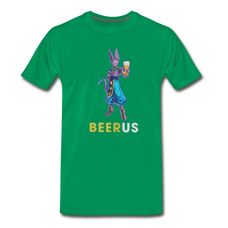 Men's Dragon Ball Beerus With Beer T-Shirt