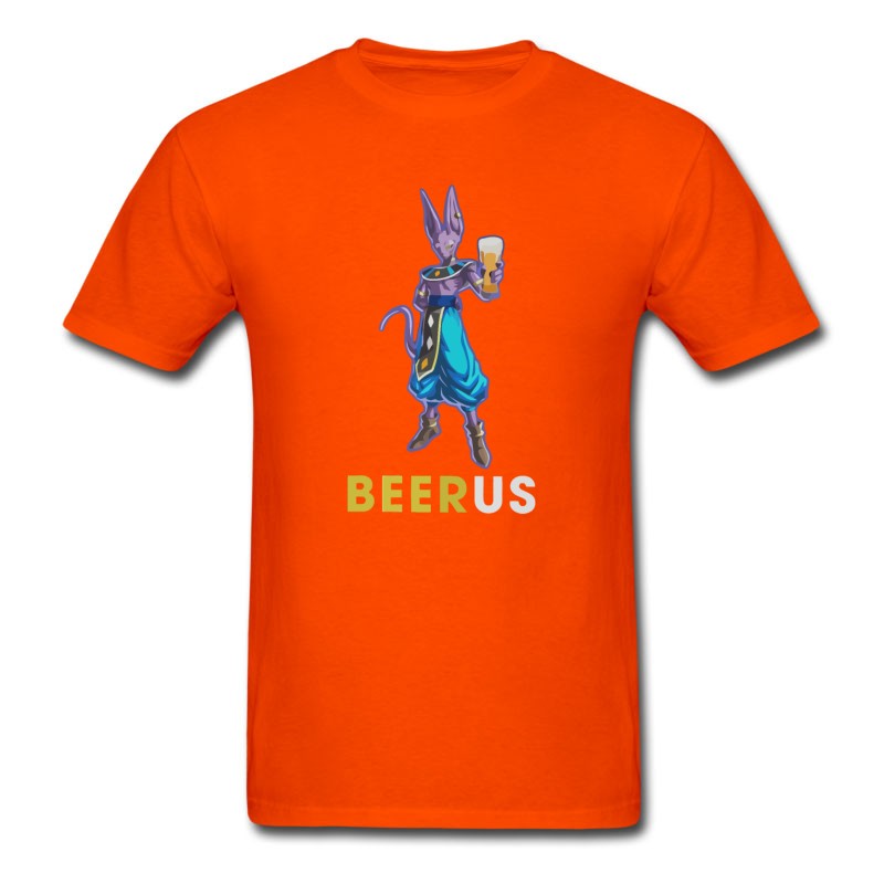 Men's Dragon Ball Beerus With Beer T-Shirt