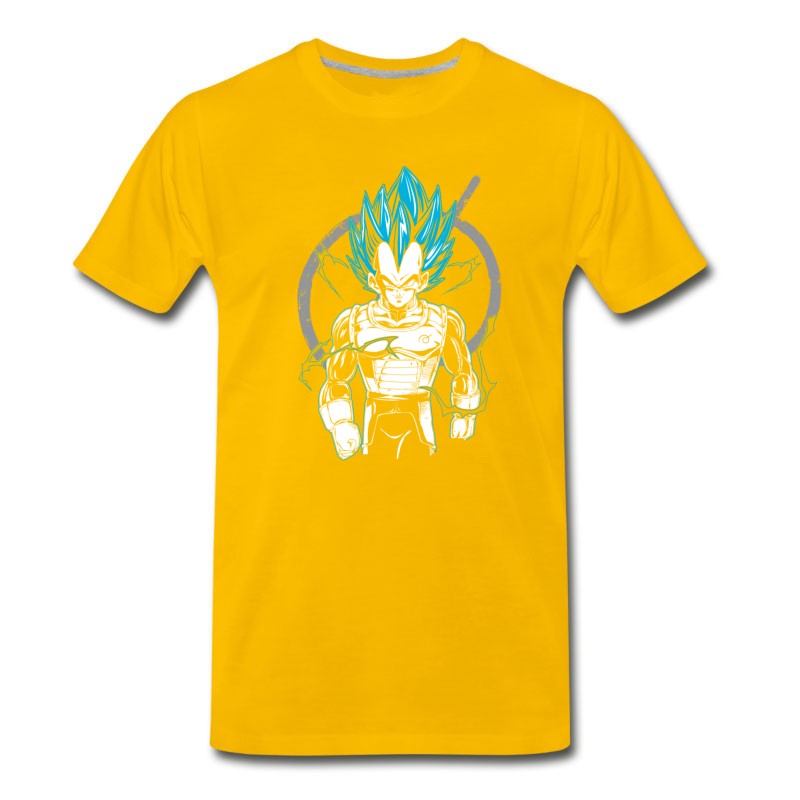 Men's Dragon Ball Super Saiyan Vegeta God T Shirt T-Shirt