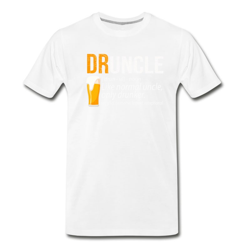 Men's DRUNCLE Definition Like Normal Uncle Only Drunker T-Shirt