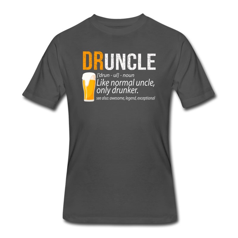 Men's DRUNCLE Definition Like Normal Uncle Only Drunker T-Shirt