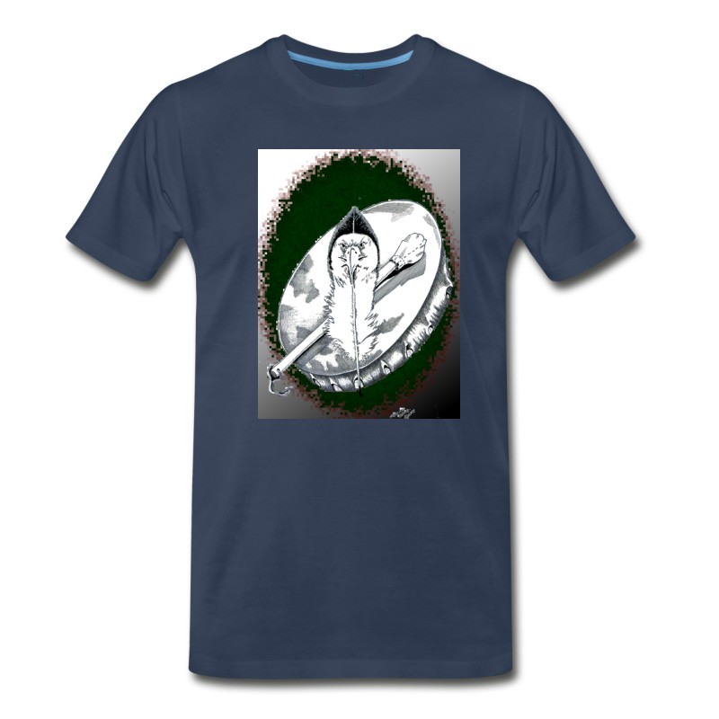 Men's Eagle Feather And Drum T-Shirt