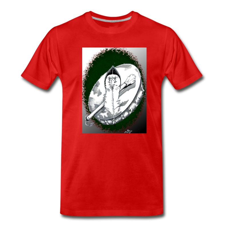 Men's Eagle Feather And Drum T-Shirt