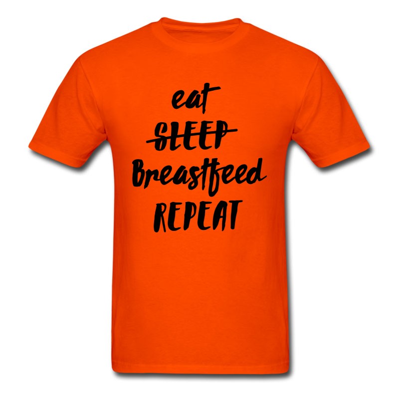 Men's Eat - Sleep - (Breastfeed) - Repeat T-Shirt