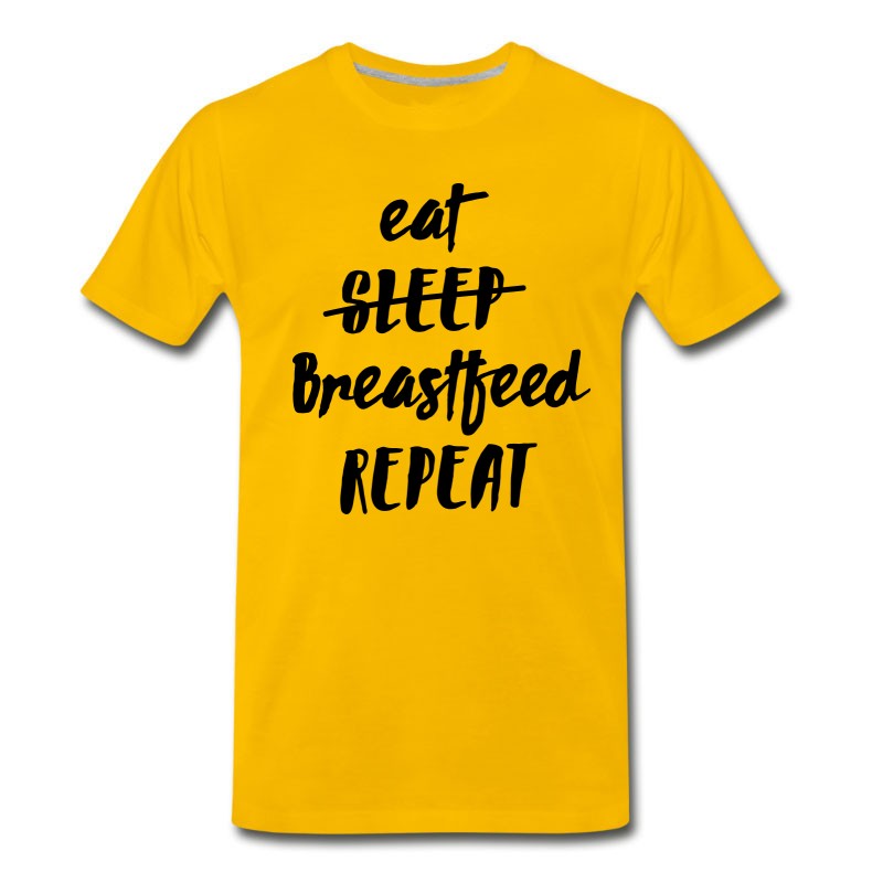 Men's Eat - Sleep - (Breastfeed) - Repeat T-Shirt