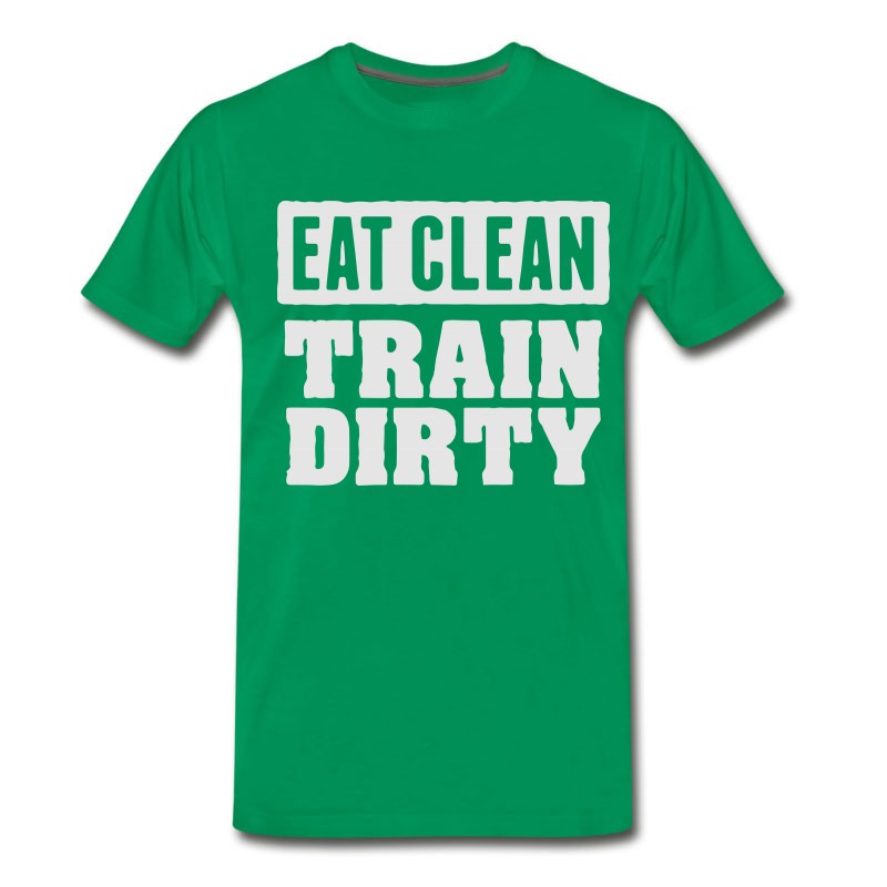 Men's Eat Clean Train Dirty T-Shirt