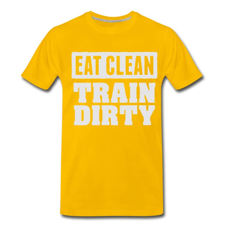 Men's Eat Clean Train Dirty T-Shirt