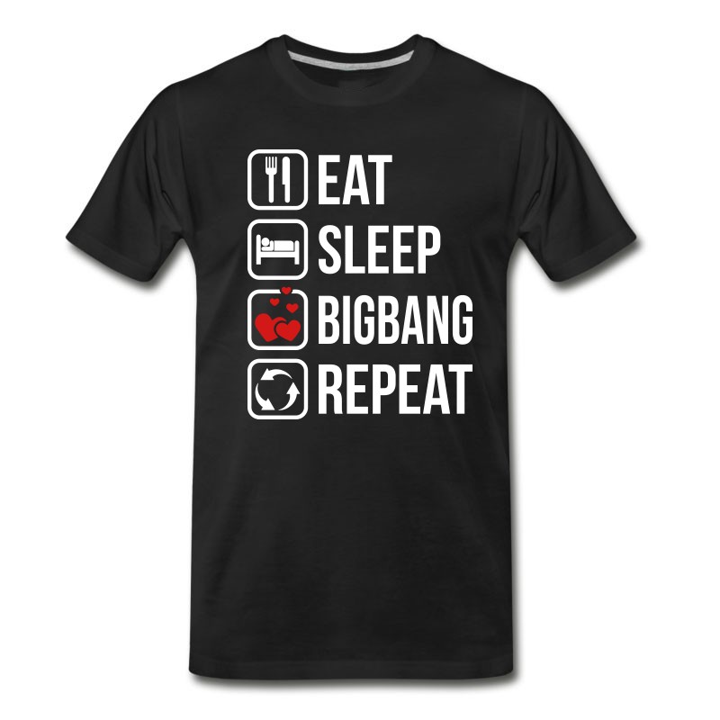 Men's Eat Sleep Bigbang Repeat T-Shirt