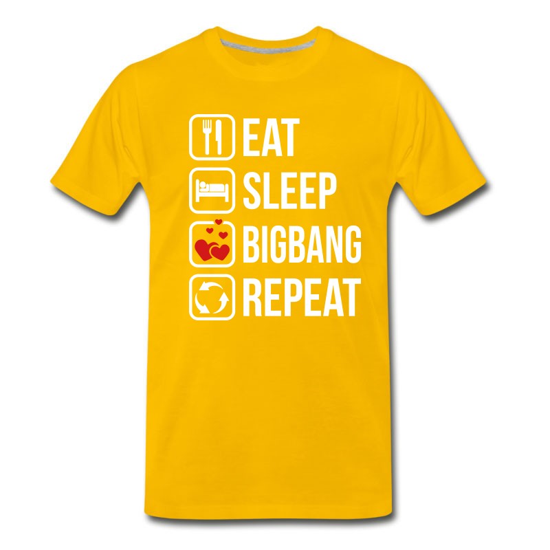 Men's Eat Sleep Bigbang Repeat T-Shirt