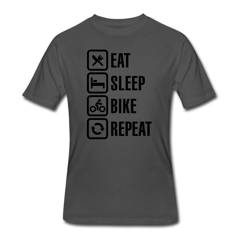 Men's Eat Sleep Bike Repeat T-Shirt