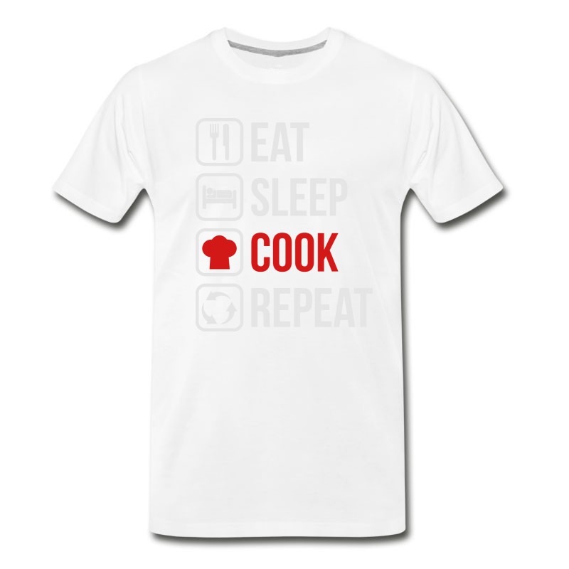 Men's Eat Sleep Cook Repeat T-Shirt