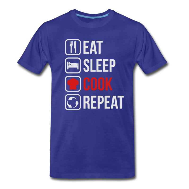 Men's Eat Sleep Cook Repeat T-Shirt