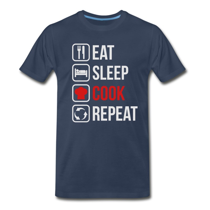 Men's Eat Sleep Cook Repeat T-Shirt