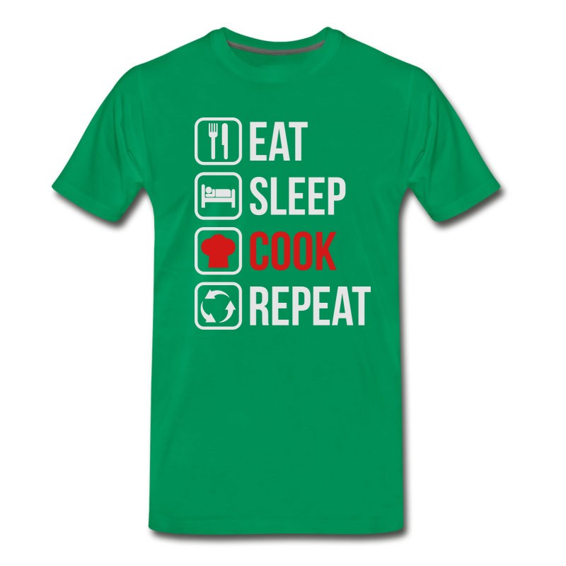 Men's Eat Sleep Cook Repeat T-Shirt