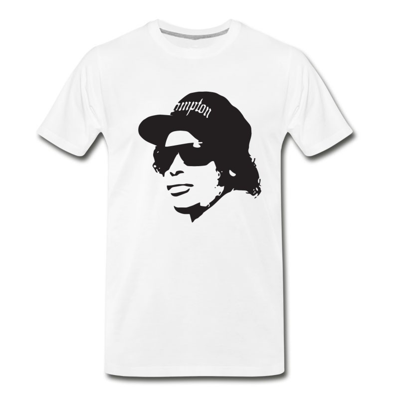 Men's Eazy E Inspired Hip Hop Rap T N Wa Biggie Tu Pac T-Shirt