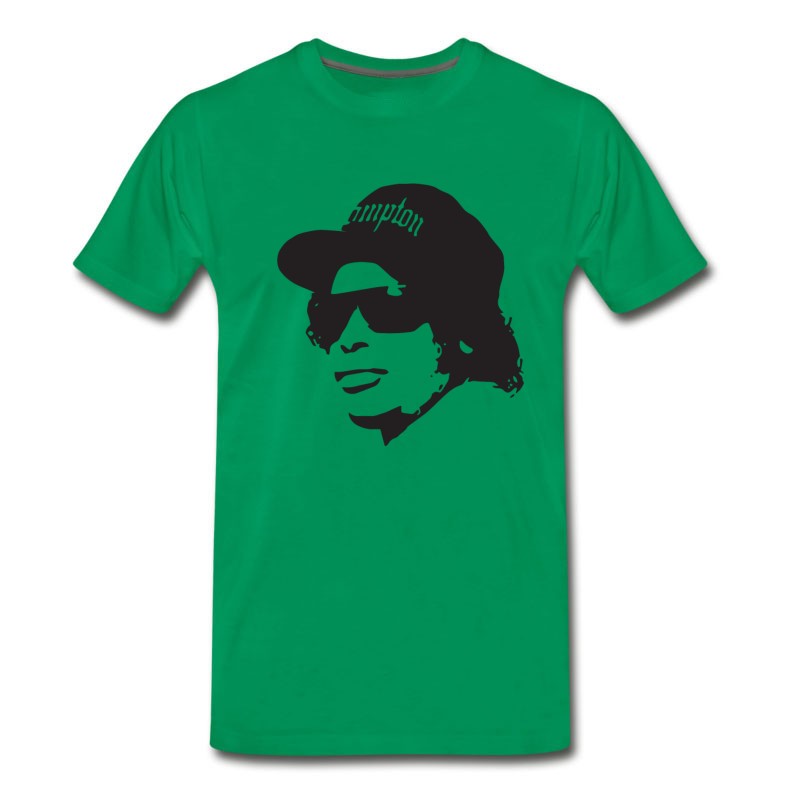 Men's Eazy E Inspired Hip Hop Rap T N Wa Biggie Tu Pac T-Shirt