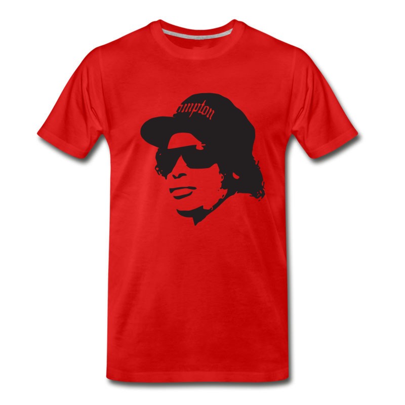 Men's Eazy E Inspired Hip Hop Rap T N Wa Biggie Tu Pac T-Shirt