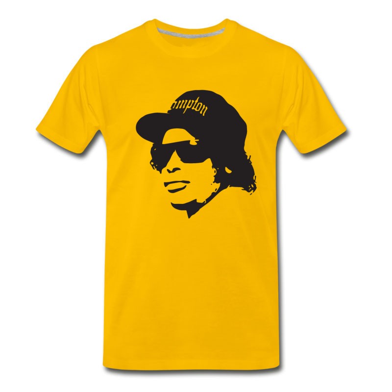 Men's Eazy E Inspired Hip Hop Rap T N Wa Biggie Tu Pac T-Shirt